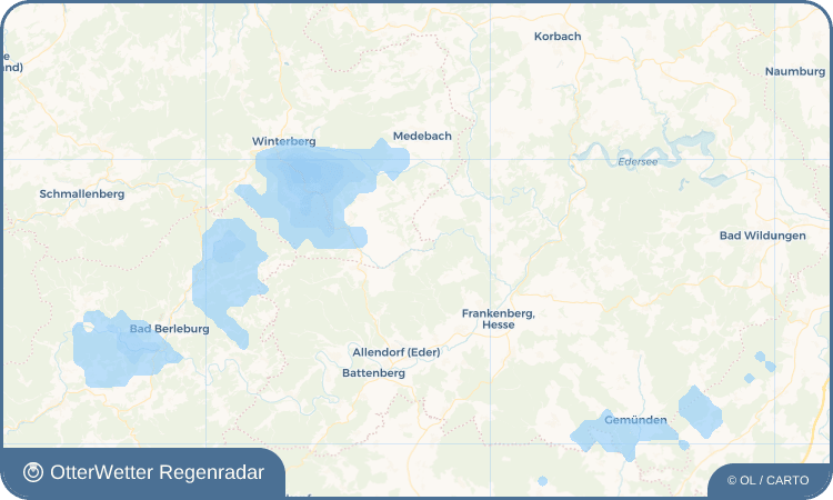 OtterWetter Regenradar-Widget Rengershausen
