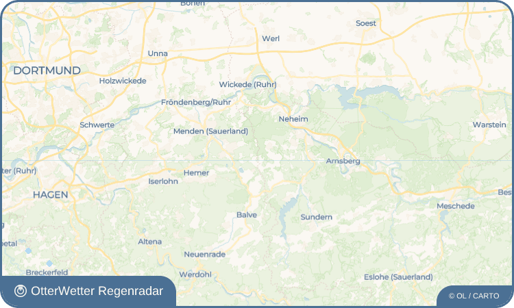 OtterWetter Regenradar-Widget Retringen