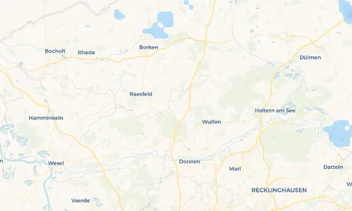 Regenradar Vorschaubild - Aktuelle Niederschläge in Rhade und Umgebung