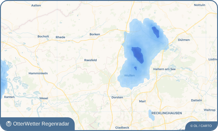 OtterWetter Regenradar-Widget Rhade