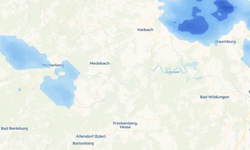 Regenradar Vorschaubild - Aktuelle Niederschläge in Rhadern und Umgebung