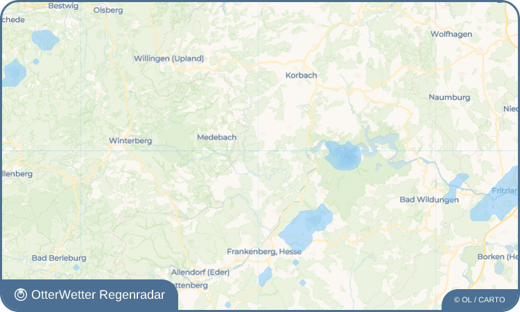 Wetter-Widget-Vorschau mit Vorhersagedaten für Rhadern