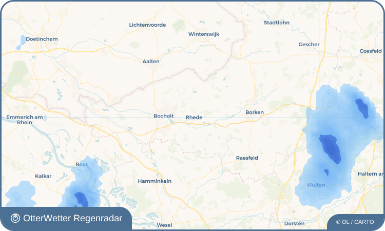 OtterWetter Regenradar-Widget Rhede