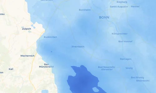 Regenradar Vorschaubild - Aktuelle Niederschläge in Rheinbach und Umgebung