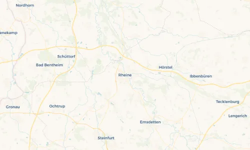 Regenradar Vorschaubild - Aktuelle Niederschläge in Rheine und Umgebung