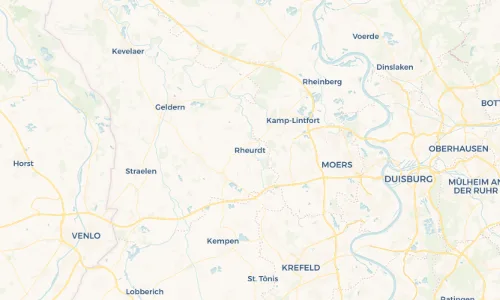 Regenradar Vorschaubild - Aktuelle Niederschläge in Rheurdt und Umgebung