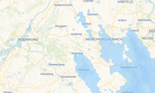Regenradar Vorschaubild - Aktuelle Niederschläge in Rickelrath und Umgebung