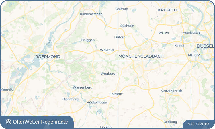 OtterWetter Regenradar-Widget Rickelrath