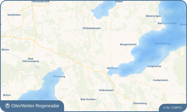 OtterWetter Regenradar-Widget Rimbeck