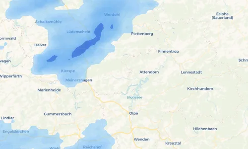 Regenradar Vorschaubild - Aktuelle Niederschläge in Rinkscheid und Umgebung