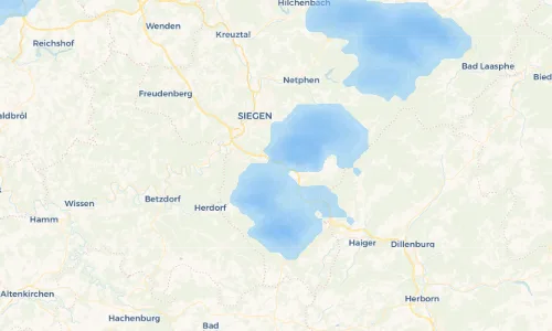 Regenradar Vorschaubild - Aktuelle Niederschläge in Rinsdorf und Umgebung