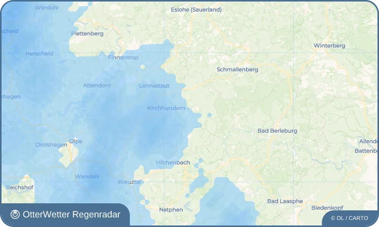 Widget-Vorschau für Rinsecke Wetter-Widget-Vorschau mit Vorhersagedaten für Rinsecke