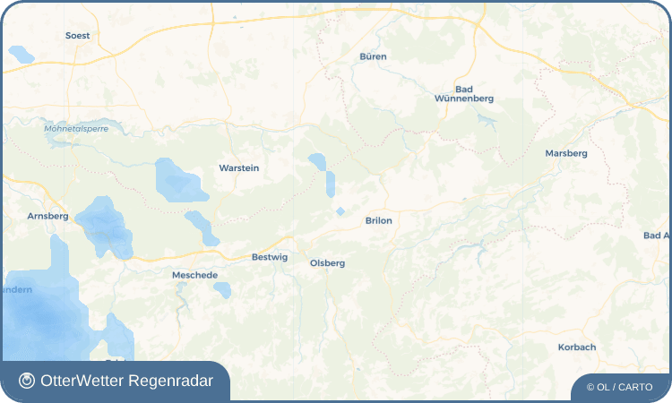 OtterWetter Regenradar-Widget Rixen