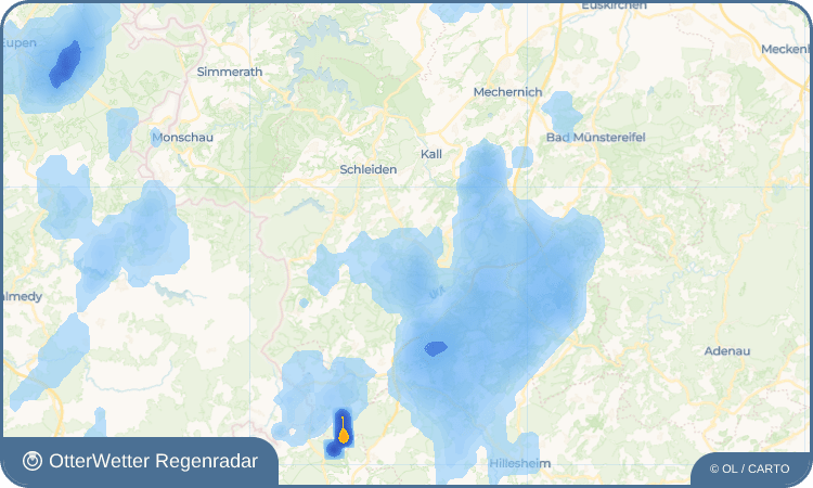OtterWetter Regenradar-Widget Roder