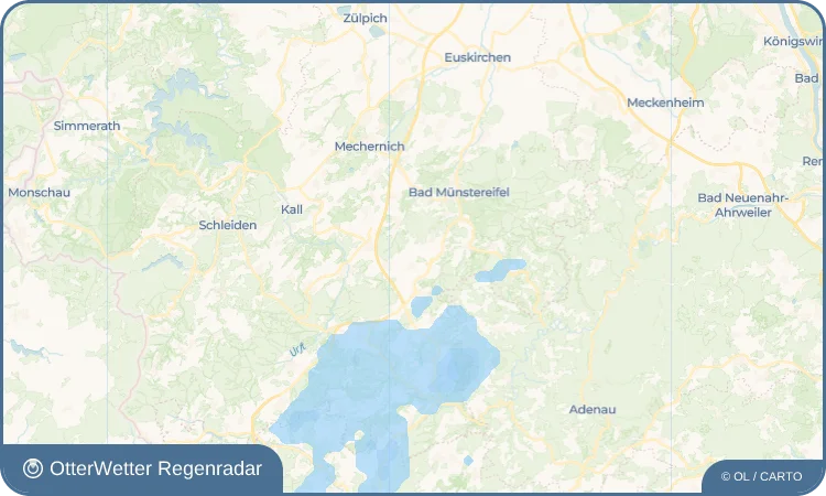 Wetter-Widget-Vorschau mit Vorhersagedaten für Roderath