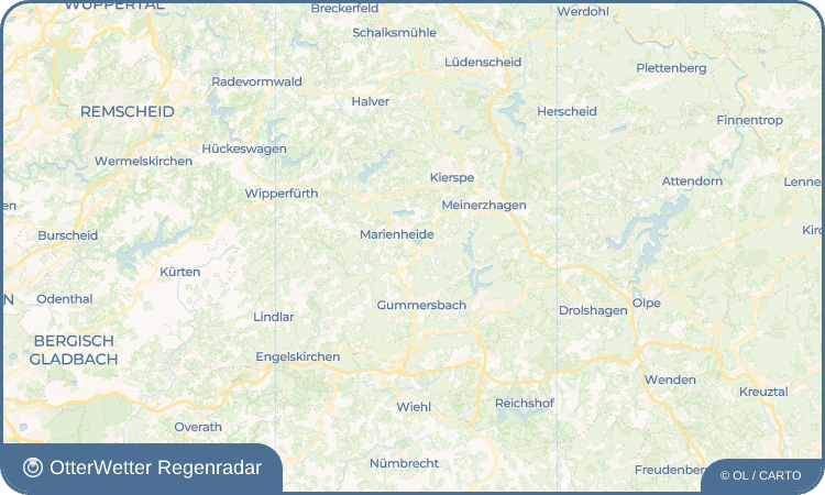 OtterWetter Regenradar-Widget Rodt
