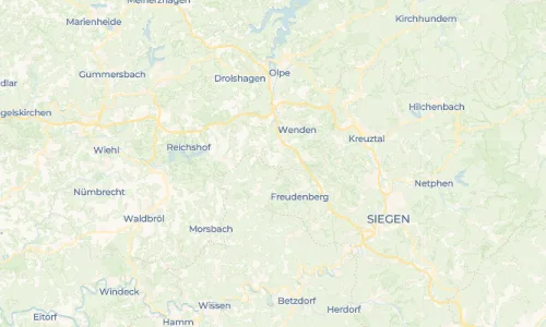 Regenradar Vorschaubild - Aktuelle Niederschläge in Römershagen und Umgebung