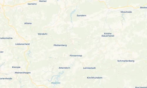 Regenradar-Vorschau: aktuelle Niederschläge in Rönkhausen und Umgebung