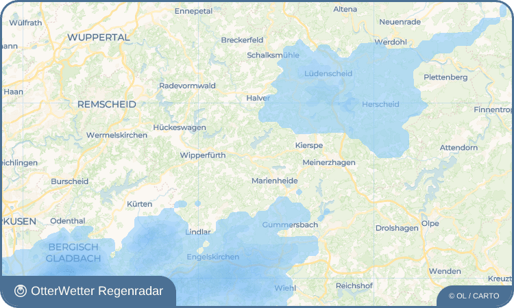 OtterWetter Regenradar-Widget Rönsahl