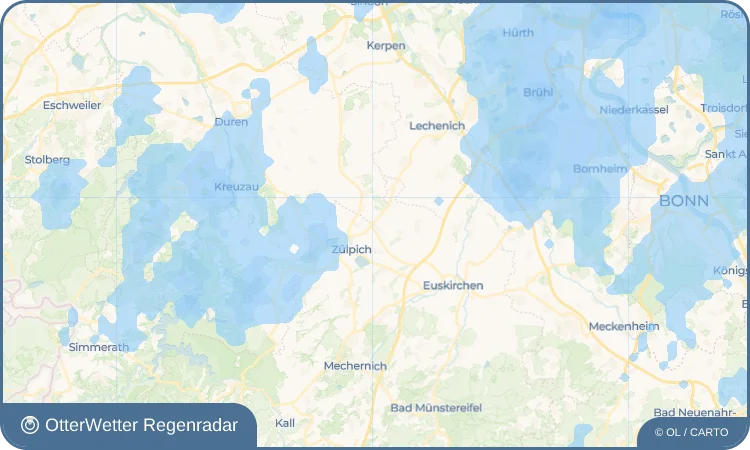 Widget-Vorschau für Rövenich Wetter-Widget-Vorschau mit Vorhersagedaten für Rövenich