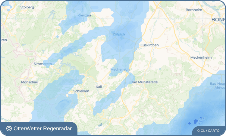 OtterWetter Regenradar-Widget Roggendorf