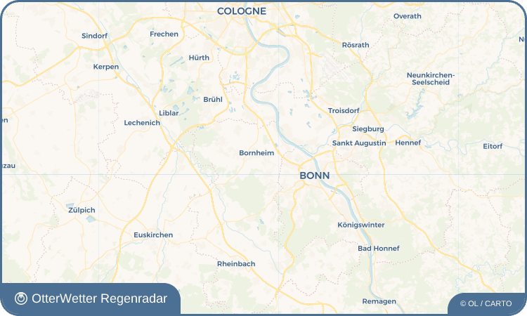 Widget-Vorschau für Roisdorf Wetter-Widget-Vorschau mit Vorhersagedaten für Roisdorf