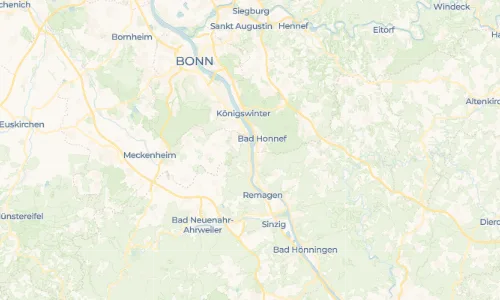 Regenradar Rolandseck: aktuelle Niederschläge in Rolandseck und Umgebung, Stand 19. Oktober 2026 um 13:40 Uhr