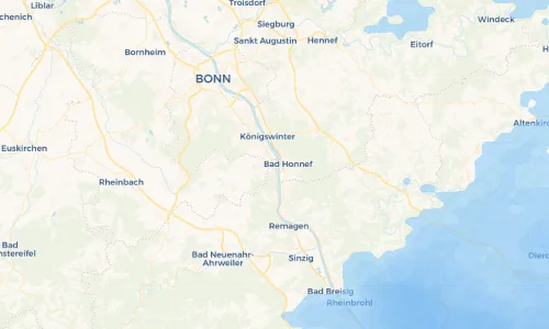Regenradar Vorschaubild - Aktuelle Niederschläge in Rolandswerth und Umgebung