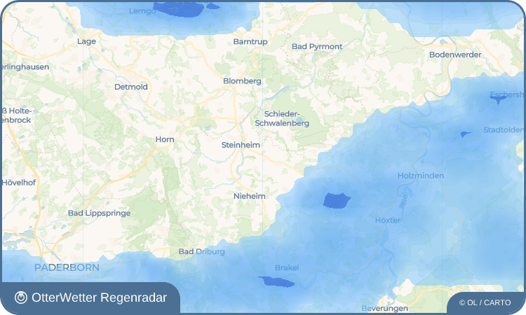 OtterWetter Regenradar-Widget Rolfzen