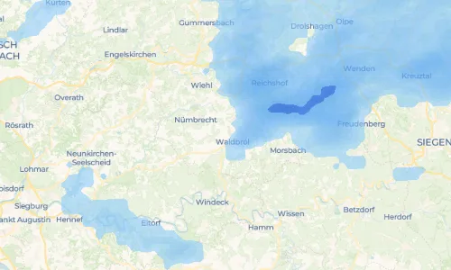 Regenradar Romberg: aktuelle Niederschläge in Romberg und Umgebung, Stand 22. Oktober 2026 um 13:40 Uhr