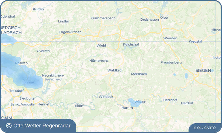 OtterWetter Regenradar-Widget Romberg