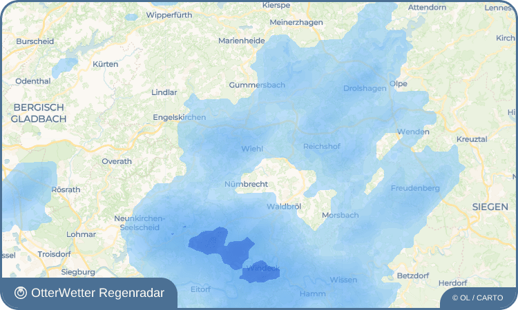 OtterWetter Regenradar-Widget Rommelsdorf