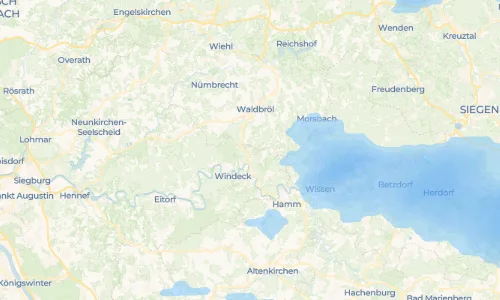 Regenradar Rommen: aktuelle Niederschläge in Rommen und Umgebung, Stand 22. Oktober 2026 um 12:00 Uhr