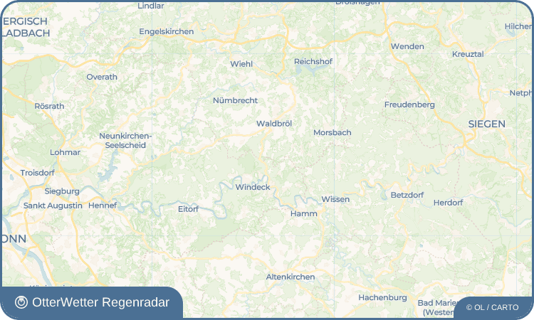 OtterWetter Regenradar-Widget Rommen