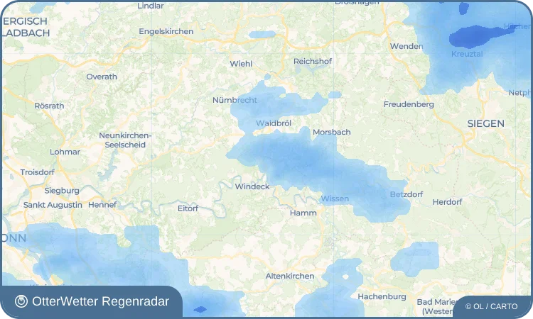 Wetter-Widget-Vorschau mit Vorhersagedaten für Rommen