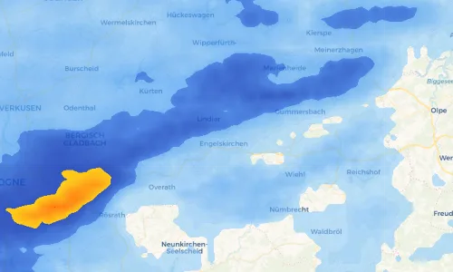 Regenradar Vorschaubild - Aktuelle Niederschläge in Rommersberg und Umgebung