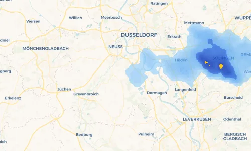 Regenradar Vorschaubild - Aktuelle Niederschläge in Rosellen und Umgebung