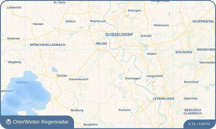 OtterWetter Regenradar-Widget Rosellen