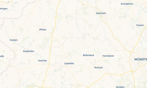 Regenradar Vorschaubild - Aktuelle Niederschläge in Rosendahl und Umgebung