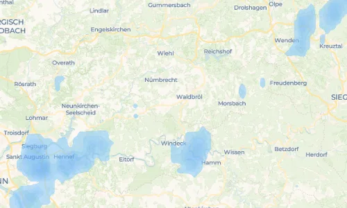 Regenradar Vorschaubild - Aktuelle Niederschläge in Rossenbach und Umgebung