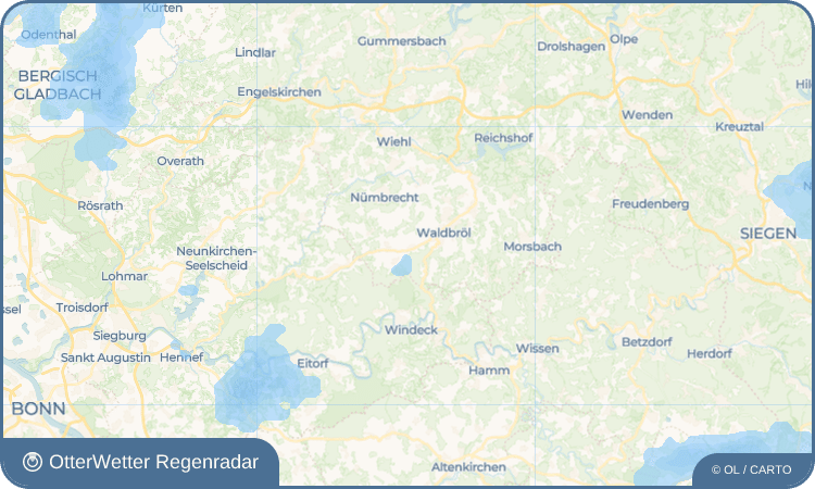 OtterWetter Regenradar-Widget Rossenbach