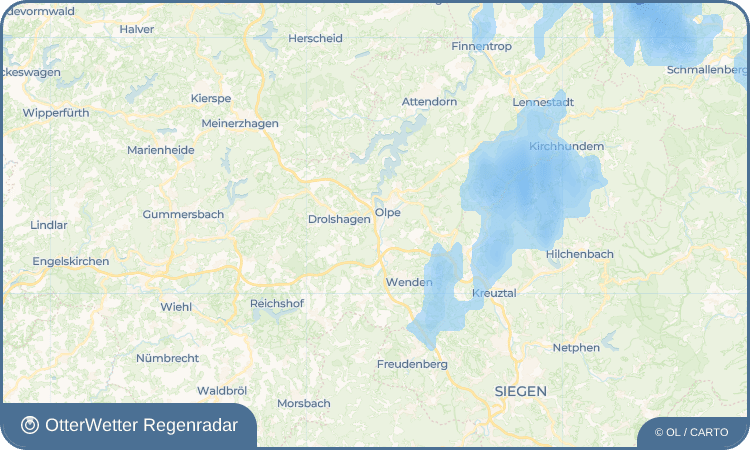 Widget-Vorschau für Rüblinghausen Wetter-Widget-Vorschau mit Vorhersagedaten für Rüblinghausen