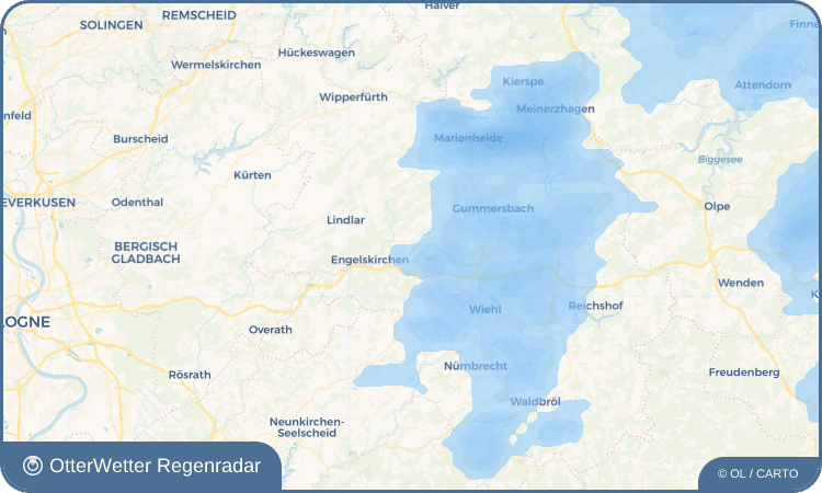 OtterWetter Regenradar-Widget Ründeroth