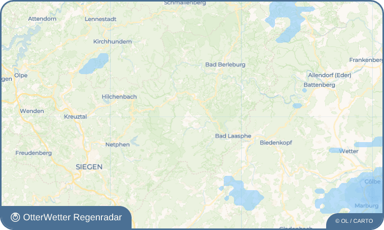 OtterWetter Regenradar-Widget Rüppershausen
