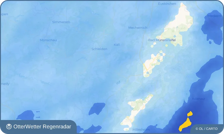 Widget-Vorschau für Rüth Wetter-Widget-Vorschau mit Vorhersagedaten für Rüth