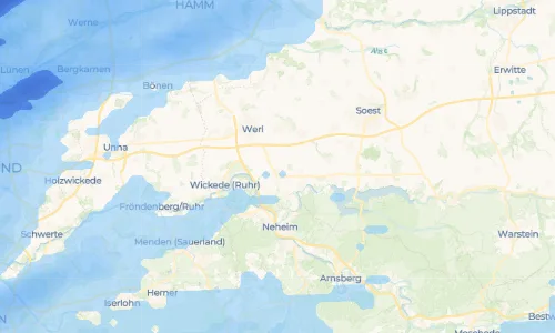 Regenradar Ruhne: aktuelle Niederschläge in Ruhne und Umgebung, Stand 21. Oktober 2026 um 0:25 Uhr