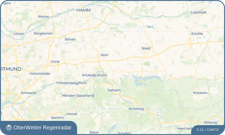 Widget-Vorschau für Ruhne Wetter-Widget-Vorschau mit Vorhersagedaten für Ruhne