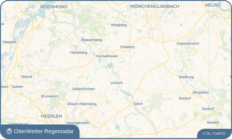 Widget-Vorschau für Rurich Wetter-Widget-Vorschau mit Vorhersagedaten für Rurich