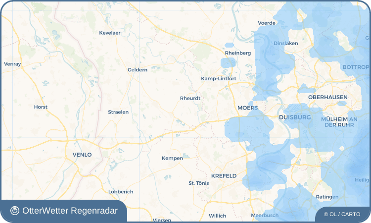 OtterWetter Regenradar-Widget Saelhuysen