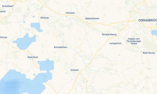 Regenradar Vorschaubild - Aktuelle Niederschläge in Saerbeck und Umgebung
